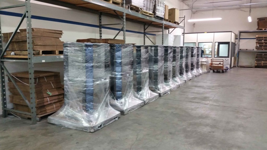 units ready for shipping